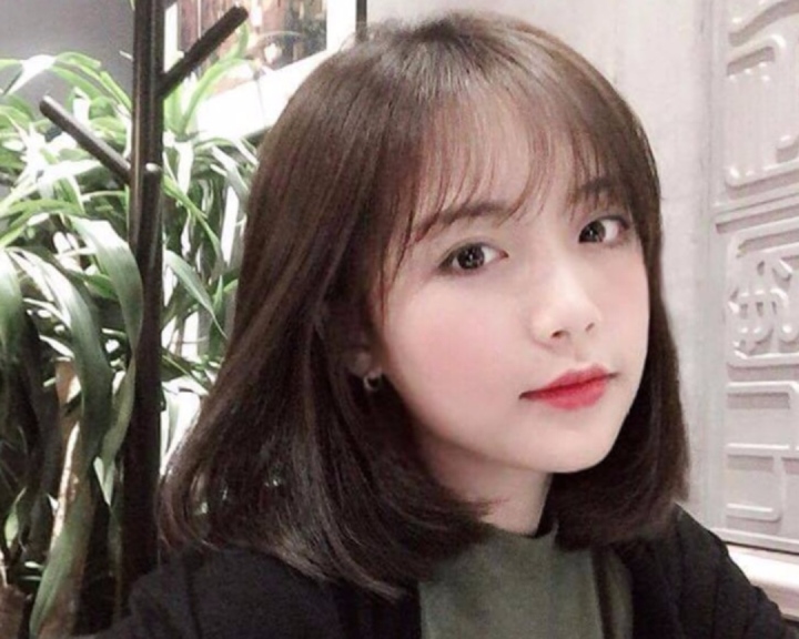 Top kiểu tóc ngang vai đẹp mê mẩn cho nàng mặt tròn-1