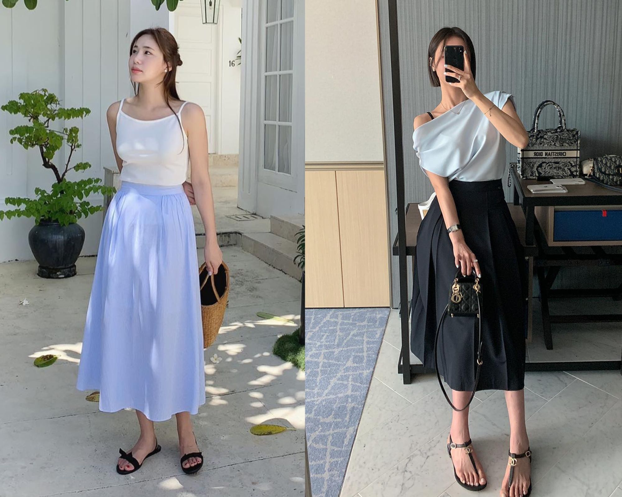 4 kiểu chân váy dài đáng sắm hơn chân váy bút chì-1