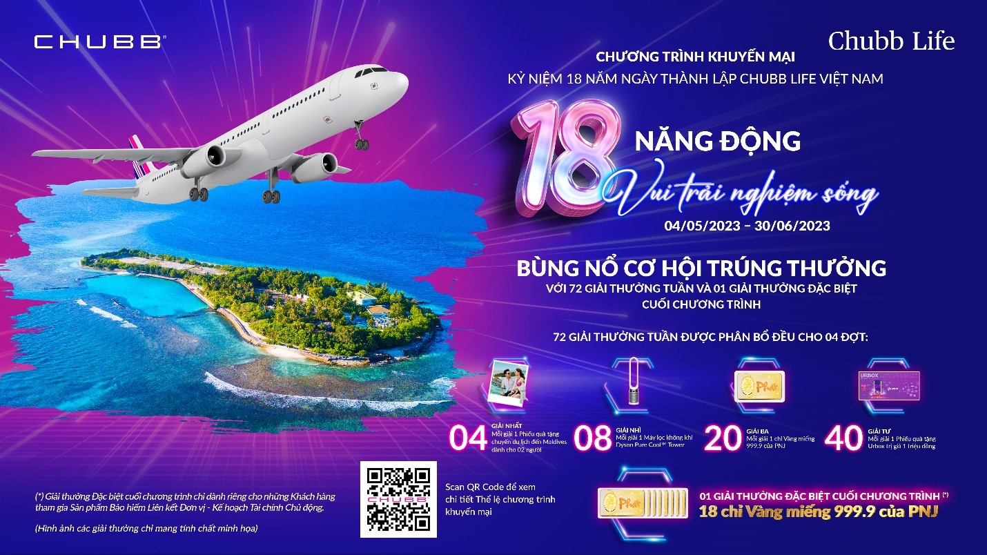 18 năm Chubb Life: Khuyến mại nâng tầm chất lượng sống các gia đình-1