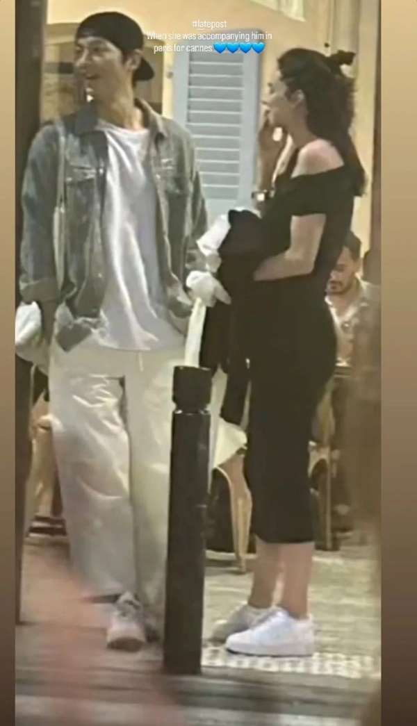 Rò rỉ ảnh hiếm buổi hẹn hò của Song Joong Ki và vợ bầu ở Pháp-1