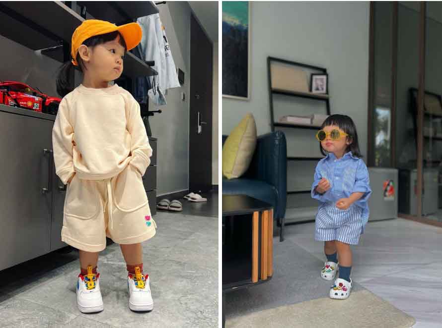 Con gái Cường Đô La - Đàm Thu Trang mới 2 tuổi đã dát toàn hàng hiệu-5