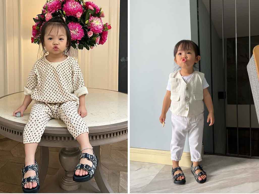 Con gái Cường Đô La - Đàm Thu Trang mới 2 tuổi đã dát toàn hàng hiệu-9