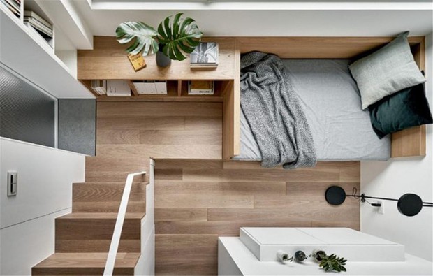Căn hộ 17m2 thiết kế khéo léo dù lối đi chỉ đủ cho một người trưởng thành-4
