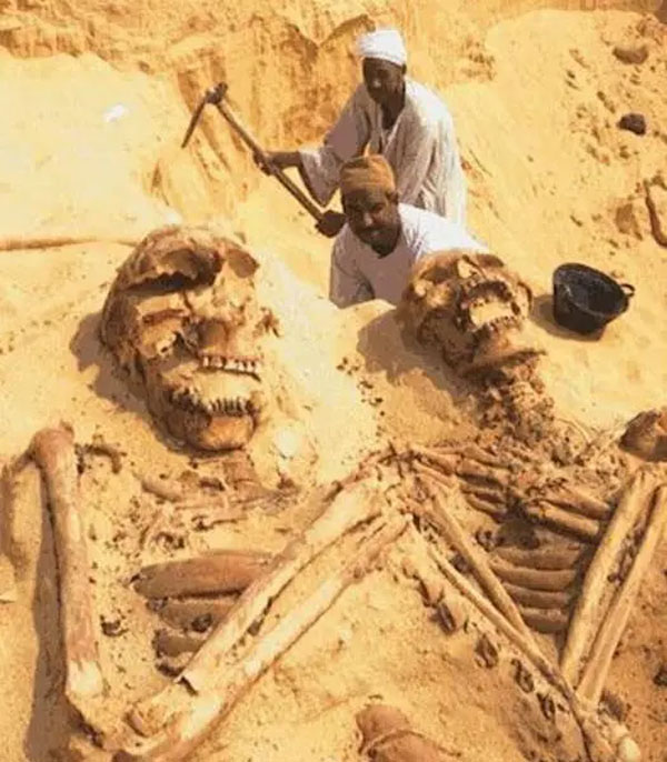 Bí ẩn về bộ xương người khổng lồ dài 10 mét được khai quật vào năm 1976-8