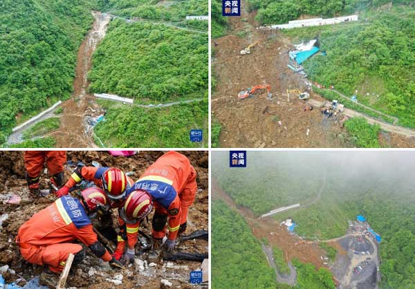 19 người thiệt mạng trong vụ lở núi ở Tứ Xuyên, Trung Quốc-1