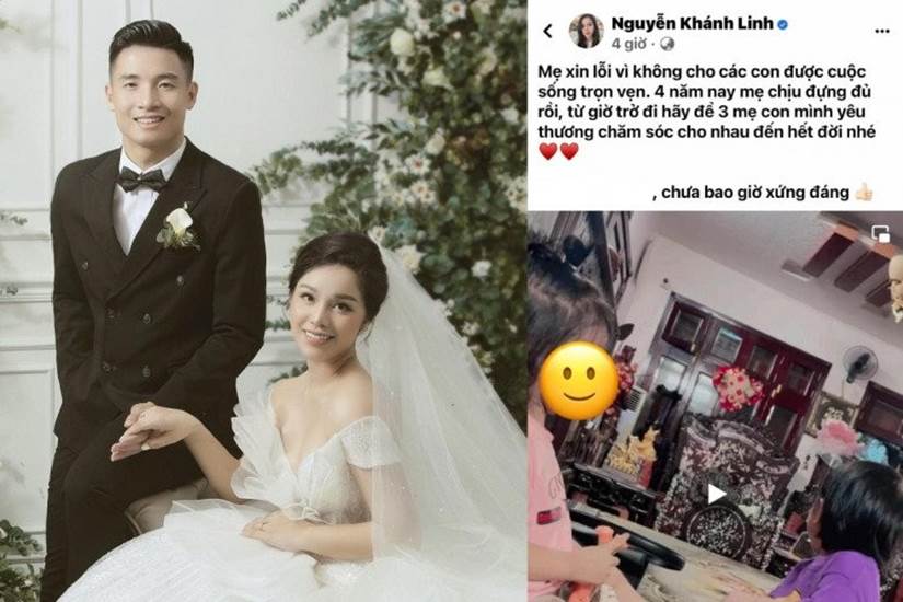 Vợ cầu thủ Bùi Tiến Dũng công khai mắng chồng rẻ mạt, tuyên bố sẽ làm mẹ đơn thân nuôi con-2