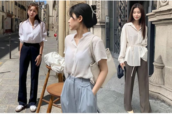 Sơ mi trắng + chân váy dài: Set đồ hack eo, thon dáng dành cho nàng công sở tuổi 30-8