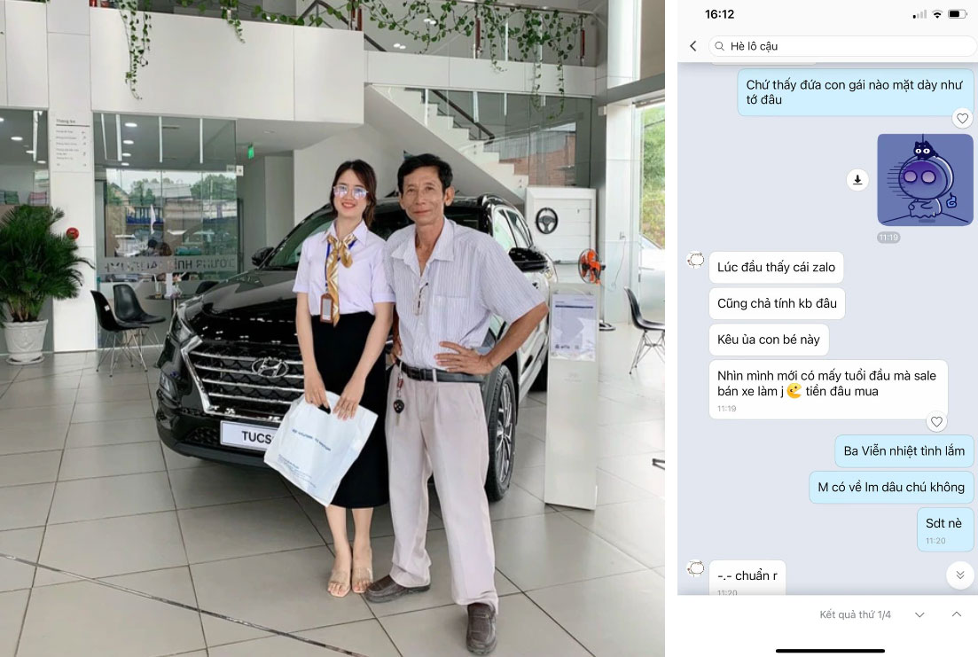 Cô gái làm sale bán ô tô, không ngờ chốt luôn con trai của khách hàng-1