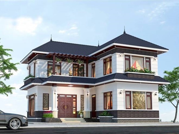 Đâu là mẫu biệt thự 2 tầng đẹp nhất hiện nay?-1