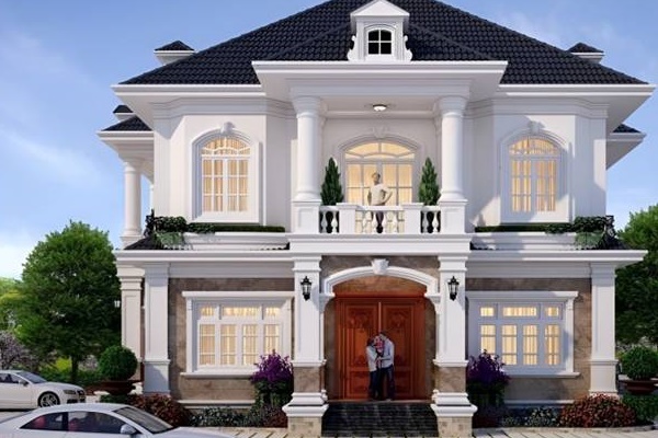 Top 5 mẫu biệt thự 2 tầng tân cổ điển đẹp nhất hiện nay-6