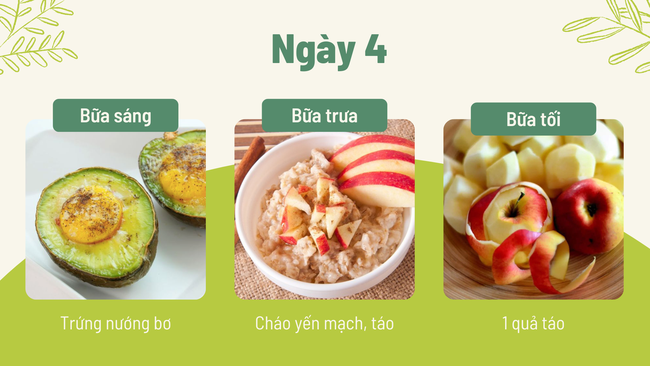 Thực đơn giảm cân cấp tốc với táo và trứng trong 5 ngày-4