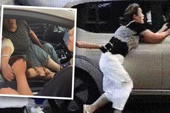 Phát hiện chồng ngoại tình, người vợ Trung Quốc bị kéo lê trên đường