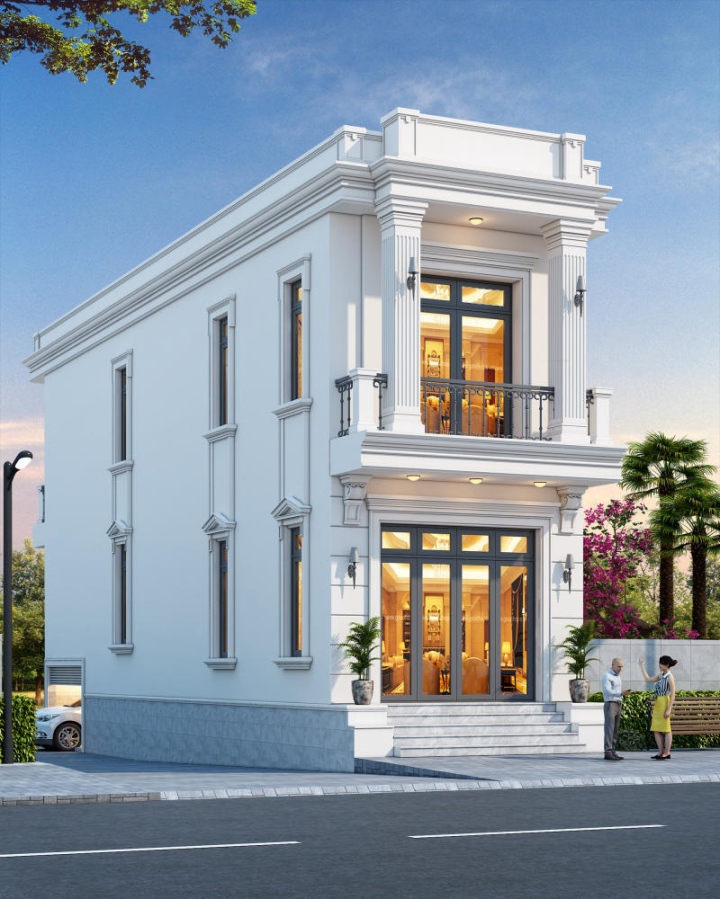 Top 5 mẫu biệt thự 2 tầng tân cổ điển đẹp nhất hiện nay-2