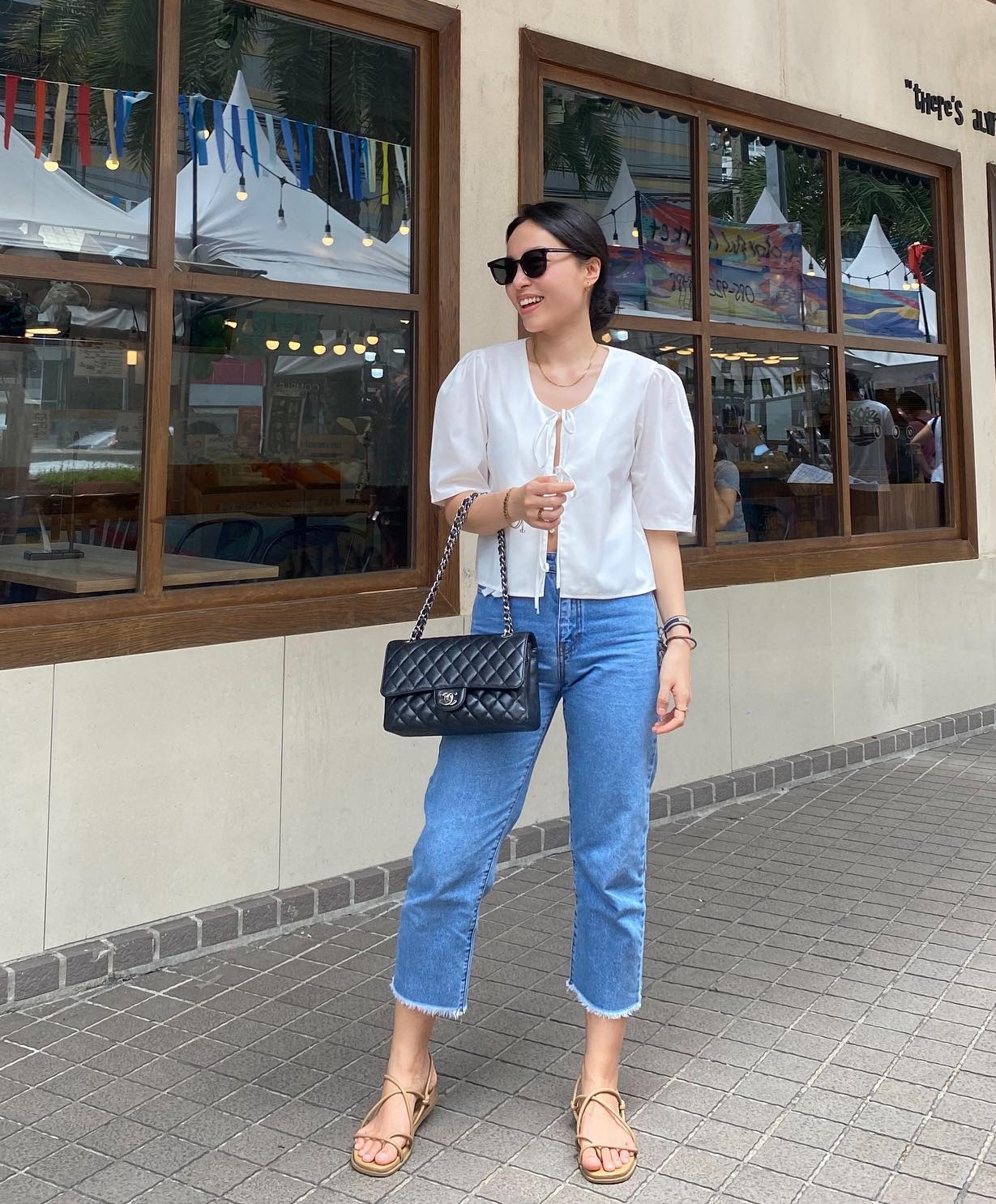 Cao 1m57, blogger Hà Trúc có 4 chiêu tôn dáng khi đi giày bệt-1