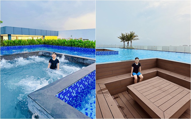 Nữ diễn viên miền Bắc có biệt thự 60 tỷ, mùa hè sung sướng trốn nóng trong bể bơi resort tại gia-6