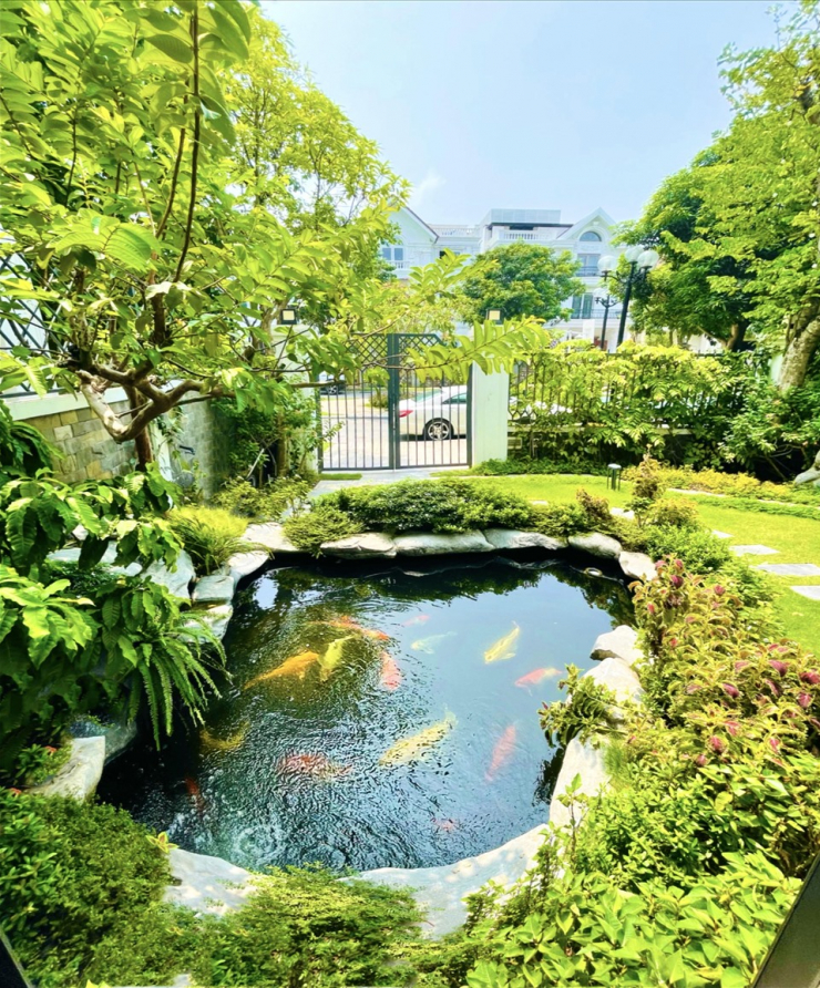 Nữ diễn viên miền Bắc có biệt thự 60 tỷ, mùa hè sung sướng trốn nóng trong bể bơi resort tại gia-13