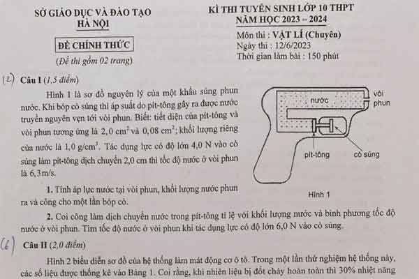 Hà Nội chấp nhận đáp án làm nhầm đề thi Toán lớp 10 bị in mờ-3