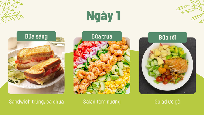 Thực đơn giảm mỡ bụng trong 7 ngày, thơm ngon và không lặp món-1