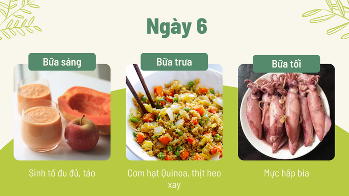 Thực đơn giảm mỡ bụng trong 7 ngày, thơm ngon và không lặp món-6