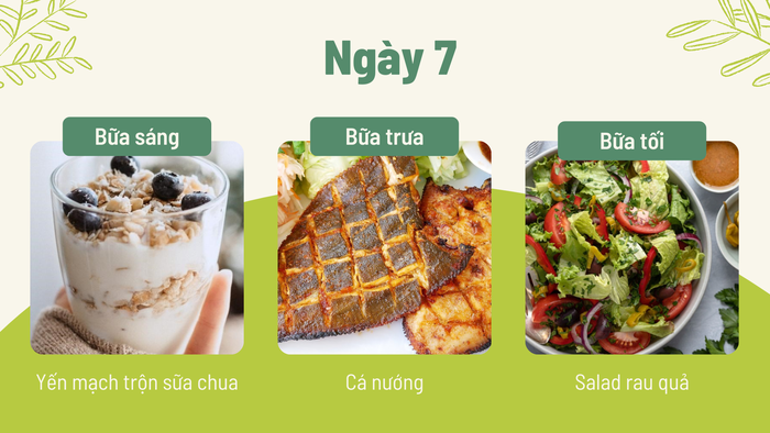 Thực đơn giảm mỡ bụng trong 7 ngày, thơm ngon và không lặp món-7