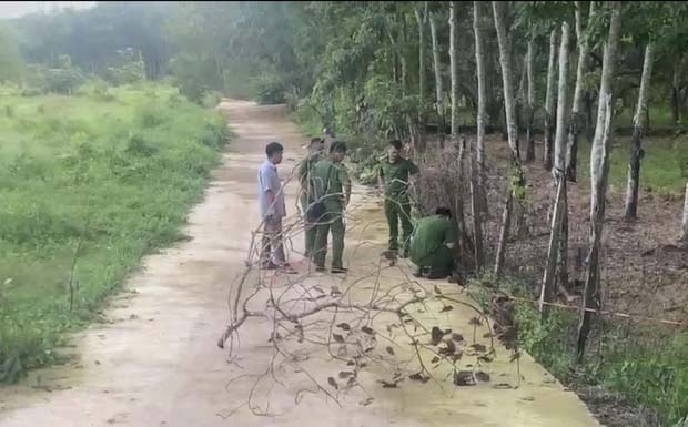 Phát hiện thi thể bé sơ sinh mất 1 chân ở Bình Phước: Làm việc với người mẹ-1