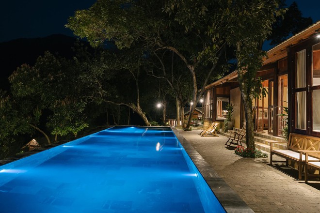 Căn nhà gỗ nằm trên triền đồi thơ mộng ở vùng ngoại ô Hà Nội, được lấy cảm hứng từ tên của cô con gái nhỏ-18