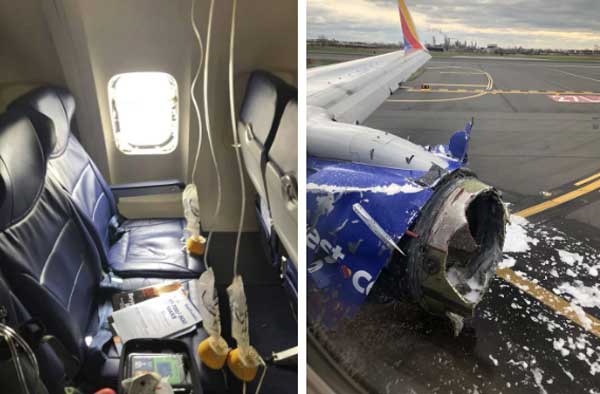 Động cơ nổ tung giữa trời khiến một hành khách bị hút ra ngoài, nữ cơ trưởng vẫn điều khiển máy bay hạ cánh an toàn-4