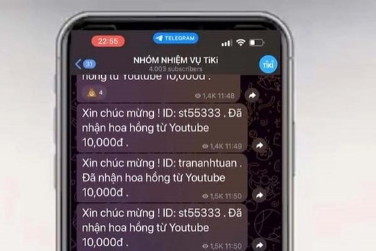 Muôn hình vạn trạng các chiêu lừa qua ứng dụng Telegram
