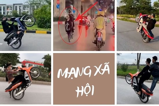 TikTok, Facebook thành nơi phô diễn kỹ năng bốc đầu của quái xế