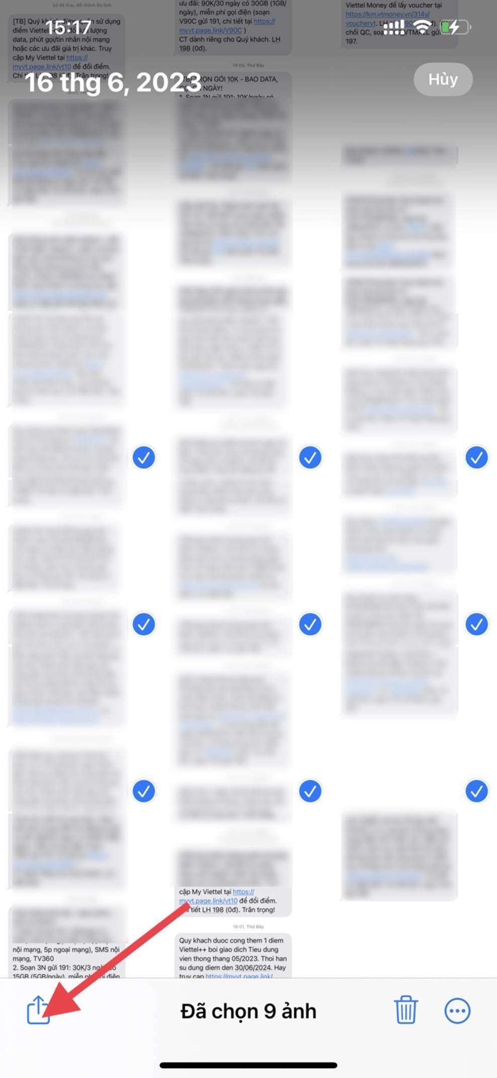 Cách in tin nhắn văn bản từ iPhone-3