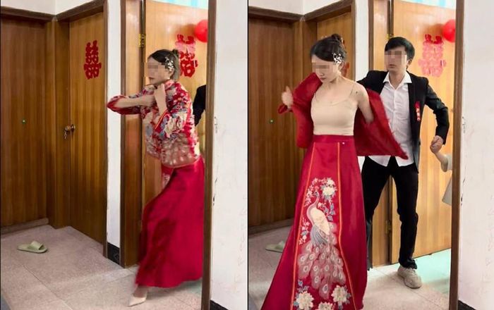 Phát hiện bí mật của chú rể, cô dâu cởi váy cưới bỏ về-1