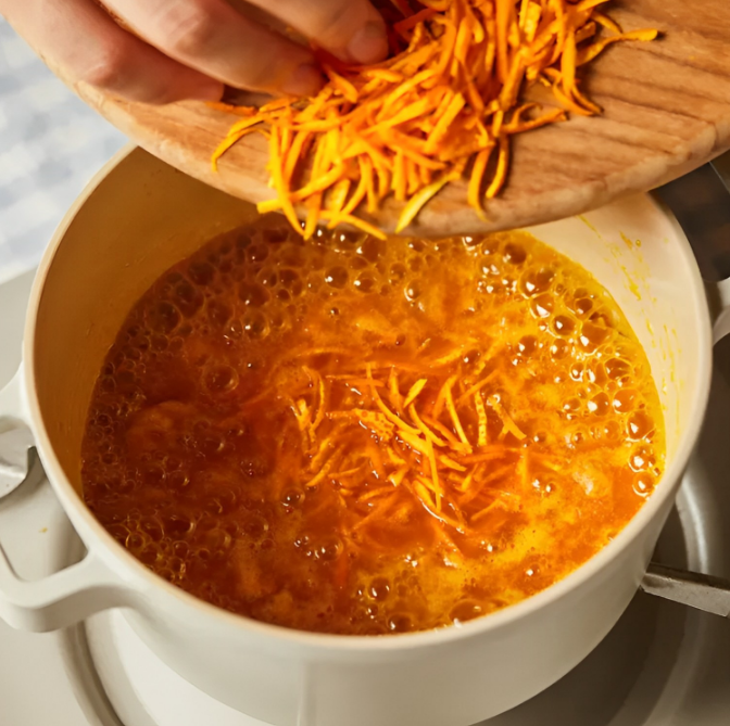 Làm bánh nhân mứt quýt từ bánh mì sandwich đơn giản, ngon miệng-4