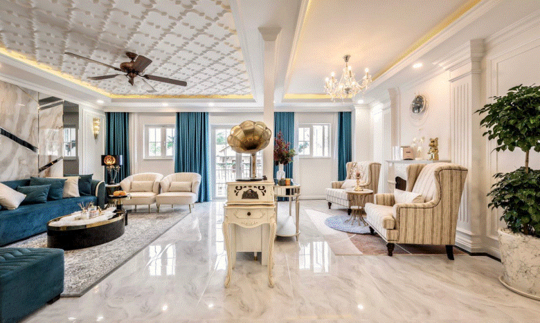 Hé lộ nội thất đậm chất Châu Âu trong biệt thự 50 tỷ của Hoa hậu bắn tiếng Anh như gió-4