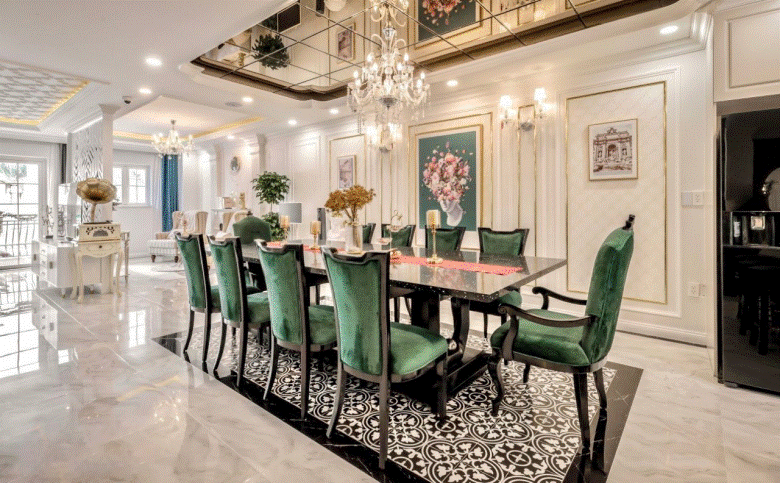 Hé lộ nội thất đậm chất Châu Âu trong biệt thự 50 tỷ của Hoa hậu bắn tiếng Anh như gió-6