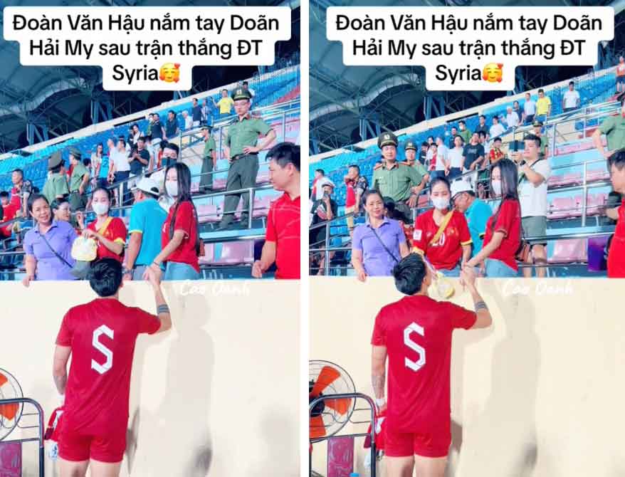 Hành động đặc biệt của Đoàn Văn Hậu với bạn gái trước mặt bố mẹ-1