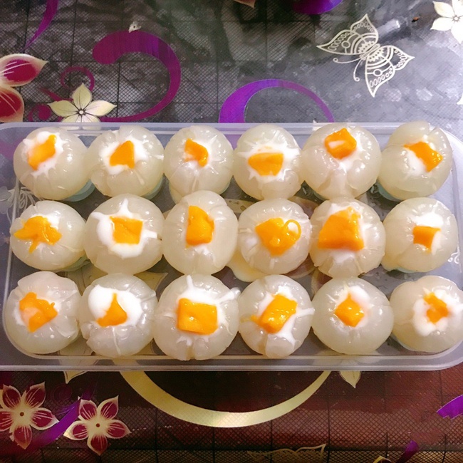 2 cách làm kem vải mát lịm giải nhiệt mùa hè-6