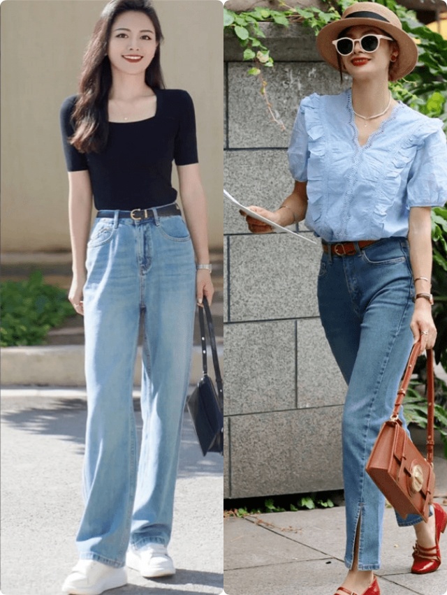 Chọn quần jeans tôn chiều cao cho nàng 30+-7