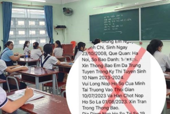 Nghi lộ dữ liệu học sinh thi lớp 10, Sở GD&ĐT TP.HCM mời công an vào cuộc
