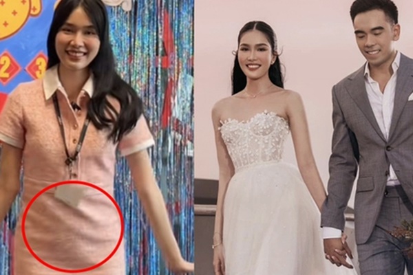 Lễ ăn hỏi Á hậu Phương Anh: Dàn bê tráp toàn mỹ nhân nổi tiếng, diện mạo của cô dâu gây chú ý-5