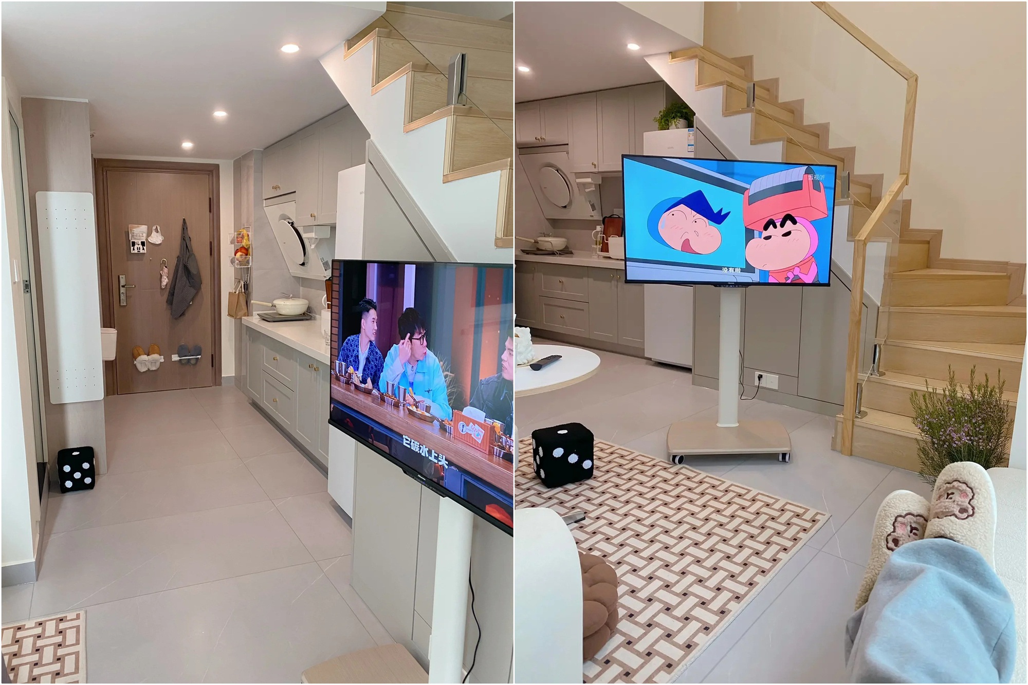 Không gian sống tiện nghi bất ngờ trong căn hộ gác xép 23m²-5