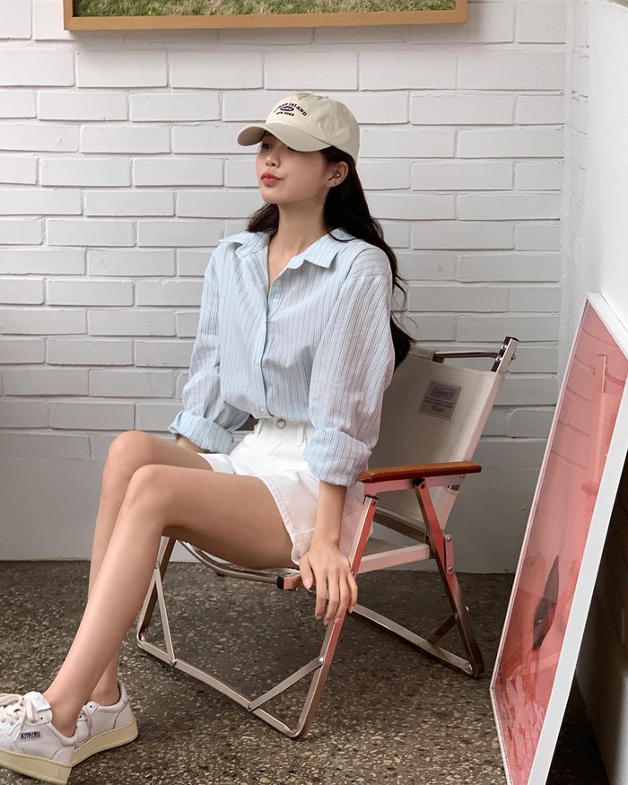 Học Song Hye Kyo cách mặc quần short sang trọng-5