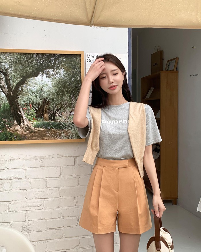 Học Song Hye Kyo cách mặc quần short sang trọng-6