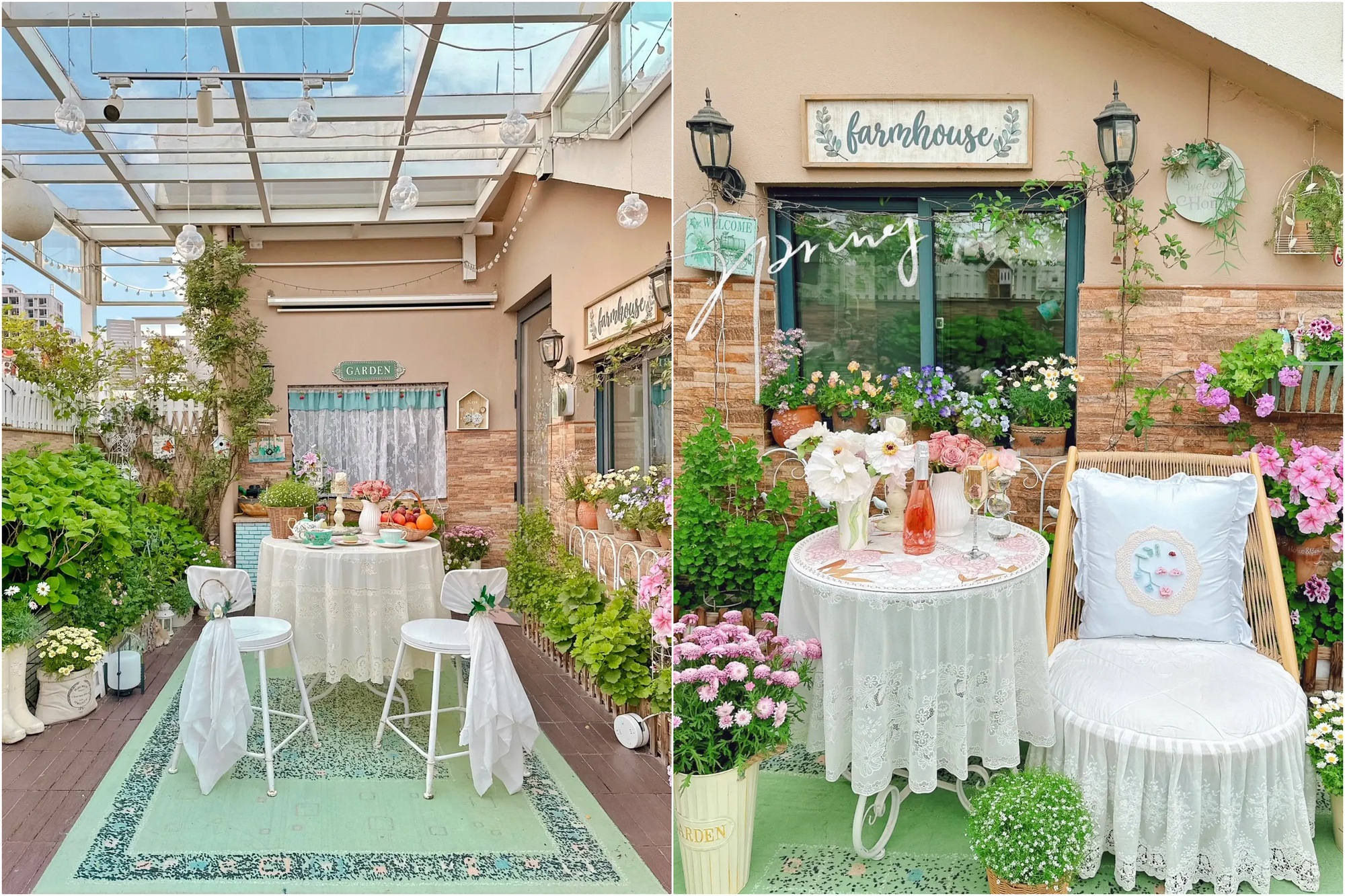 Khu vườn sân thượng ngập hoa làm không gian thư giãn khiến nhiều người ngưỡng mộ-5