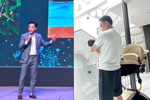 Làm bố 3 con, Cường Đô la bận rộn đến mức phải đưa ái nữ đến công ty-2