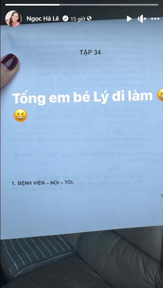 Vợ trẻ NSND Công Lý báo tin vui-1