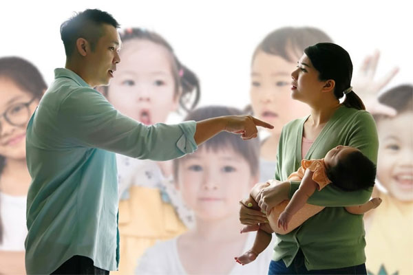 Đệ đơn ly hôn vì bị chồng ép sinh tiếp dù có 6 con gái ở Trung Quốc-1
