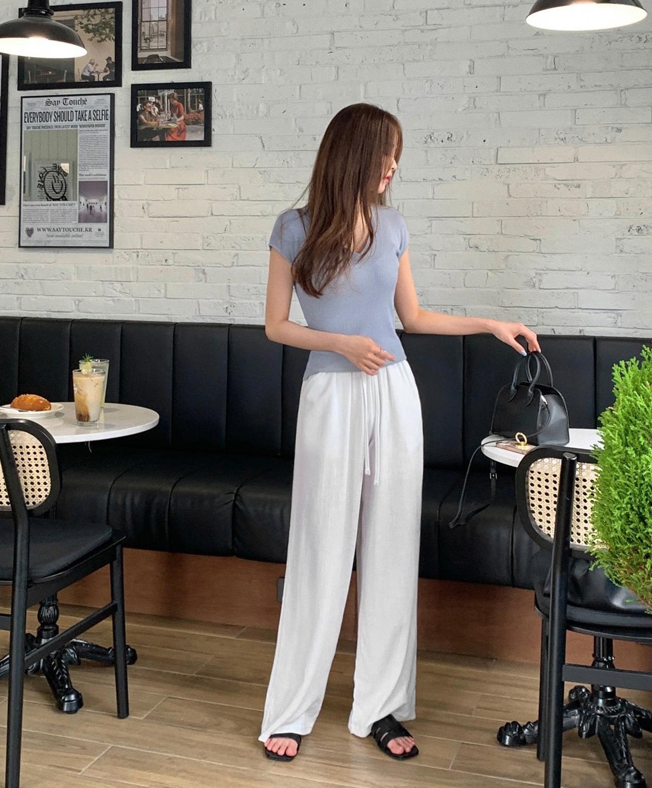 Kiểu quần ống rộng mát nhất, ai mặc cũng đẹp-3