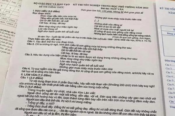 Thí sinh bước vào ngày cuối thi tốt nghiệp THPT 2023-3