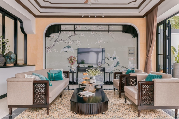Vợ chồng 9X chi 8 tỷ xây căn villa phong cách Indochine đẹp nức nở-3