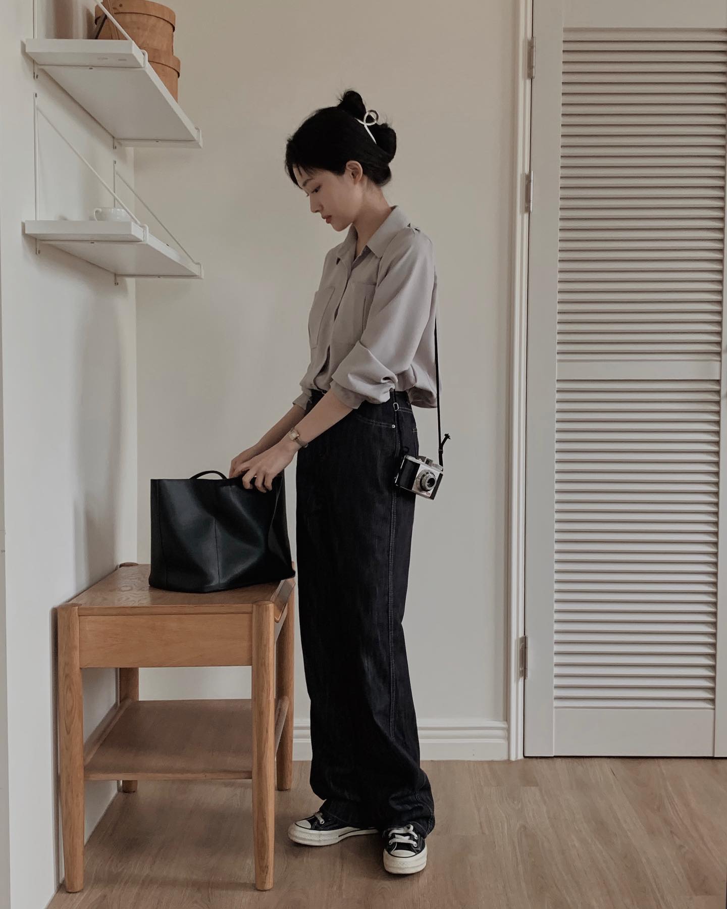 Mặc đẹp và thanh lịch với quần jeans đen-4